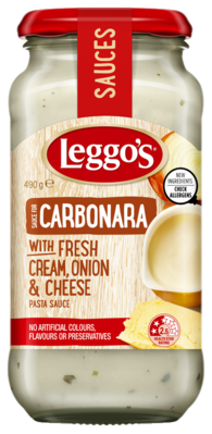 Carbonara with Fresh Cream, Onion & Cheese 490g